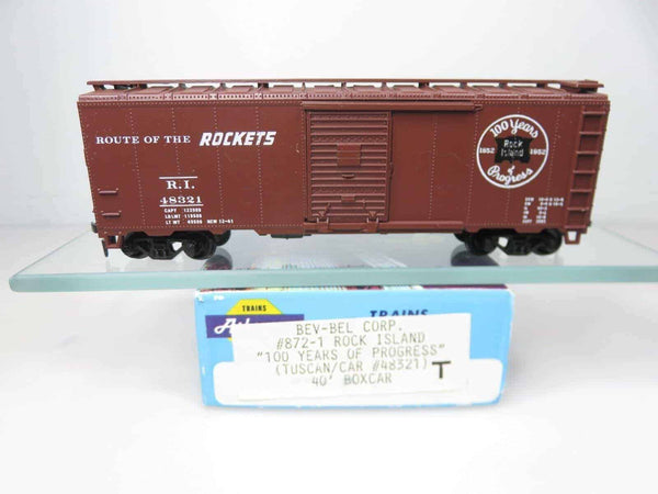 Bev-Bel Athearn HO Scale Rock Island "Route of the Rockets" 40' Boxcar #48321 image 0
