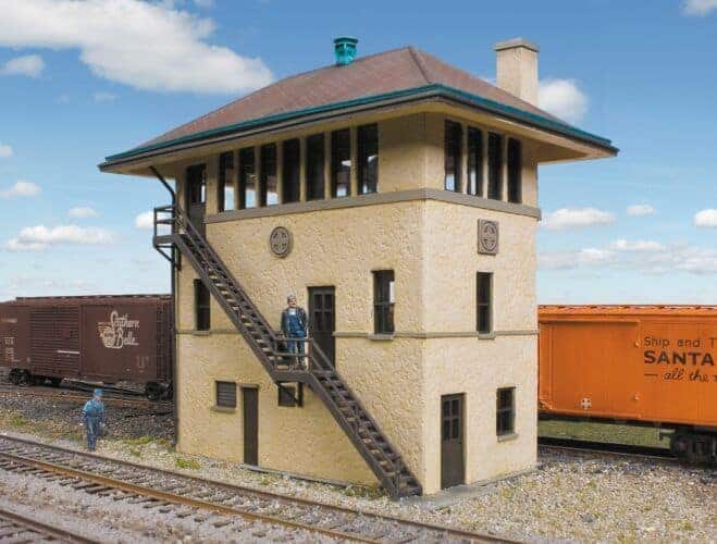 Walthers Cornerstone #933-2983 HO Scale Santa Fe Interlocking Tower Kit NIB image 1