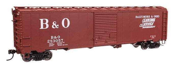 Walthers Mainline 910-46505 HO Scale 50' AAR Single Door Boxcar Baltimore &amp; Ohio image 0