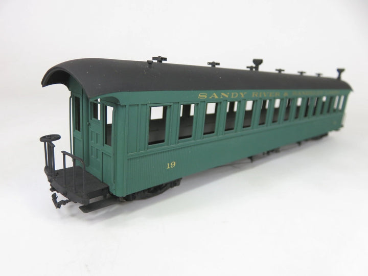 NJ Custom Brass Orion Models On2 Scale SR&RL Coach Passenger Car #19 P ...