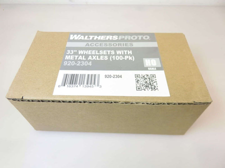 Walthers 920-2304 HO Scale 33" Turned Metal RP-25 Wheelsets W/Metal Axles 100pk image 3