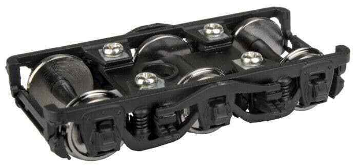 Walthers 920-2204 HO Heavyweight 6-Wheel Metal Passenger Trucks Type 2411 1-Pair image 0