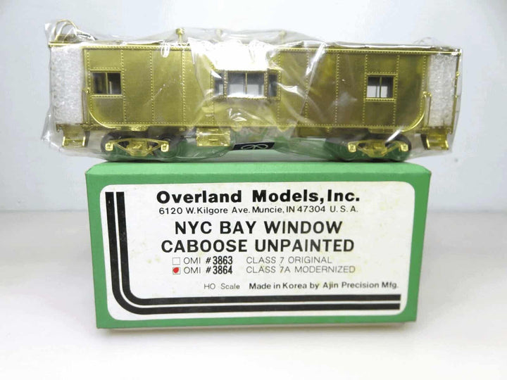 Overland Models Brass OMI-3864 HO Scale New York Central Bay Window Caboose #2 image 1