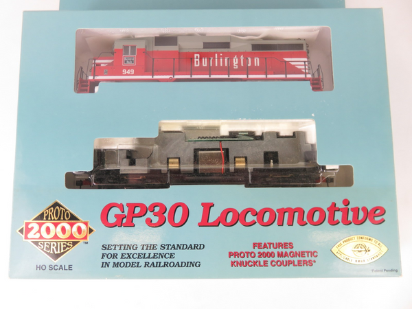 Proto 2000 21516 HO Scale CB&Q Burlington EMD GP30 Diesel Locomotive New Gears