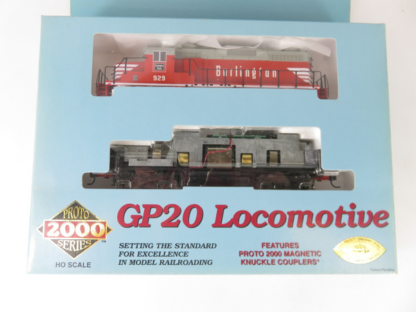 Proto 2000 8124 HO Scale CB&Q Burlington EMD GP20 Diesel Locomotive New Gears