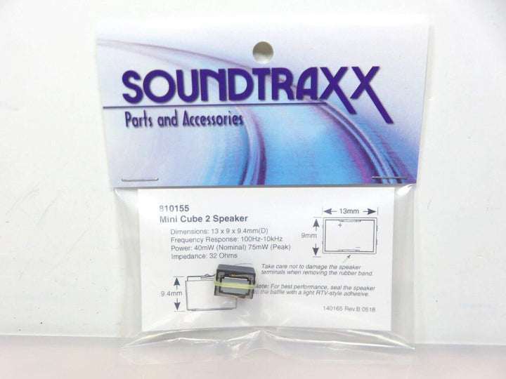 SoundTraxx 810155 Speaker, Mini Cube 2 Oval Speaker/Baffle 13x9x9.4mm image 1