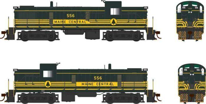 Bowser 25207 HO Scale MEC Maine Central Alco RS-3 Phase 3 Diesel Locomotive #556 image 0