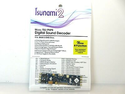 SoundTraxx 885813 TSU-PNP8 EMD 8 Function Tsunami 2 Sound Decoder Diesel Loco image 0
