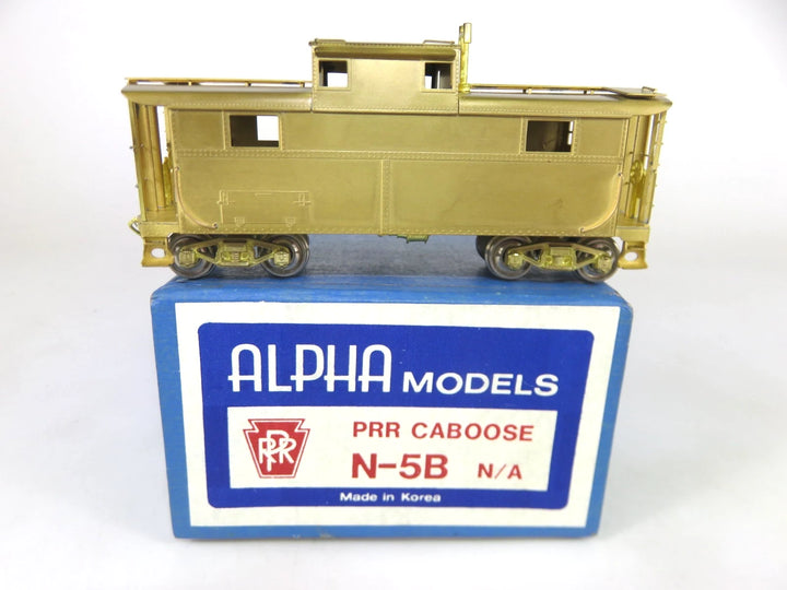Alpha Models Brass HO Scale PRR Pennsylvania Railroad N5B Caboose ...