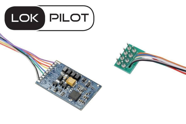 ESU 59020 LokPilot 5 Basic DCC Decoder 8 Pin Connector and Harness HO Scale image 1