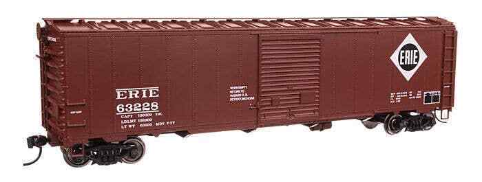 Walthers Mainline 910-46514 HO Scale 50' AAR Single Door Boxcar Erie Railroad image 2