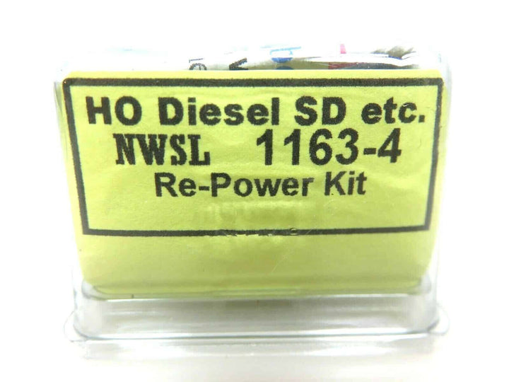 NWSL Northwest Short Line 1163-4 HO Re-power Kit Can Motor 2 Brass Flywheels NIB image 2