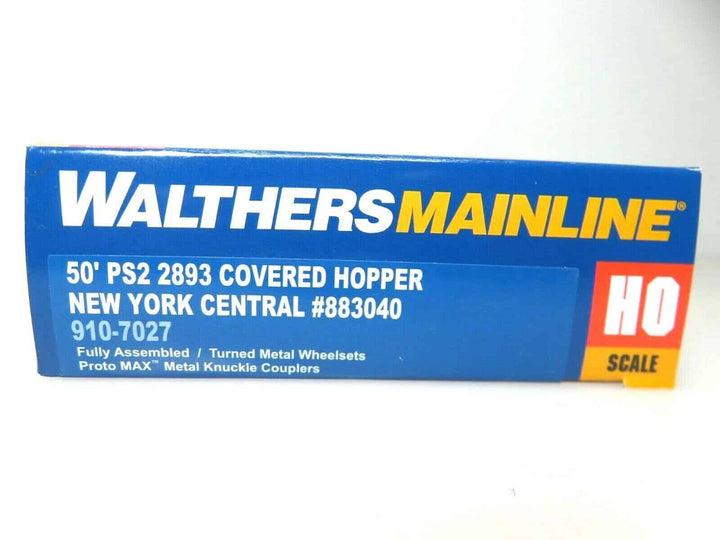 Walthers Mainline 910-7027 HO 50' PS-2 2893 3-Bay Covered Hopper NYC #883040 image 2