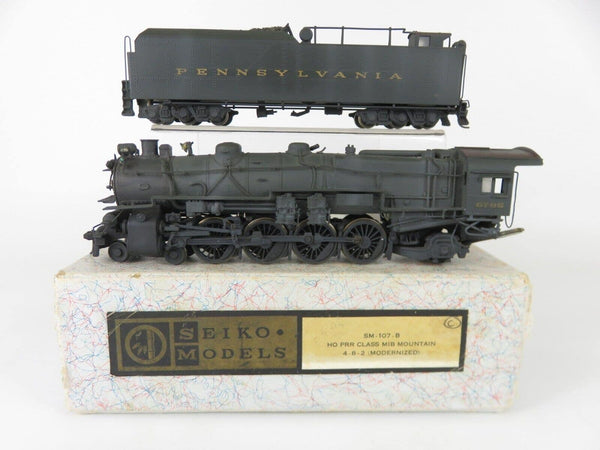 Seiko Gem Models Brass HO Scale PRR Pennsylvania 4-8-2 M1B Steam Locomotive #2 image 0