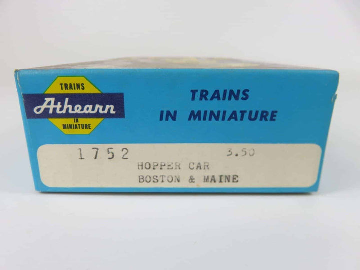 Athearn Blue Box 1752 HO Scale B&amp;M Boston &amp; Maine Hopper Car Unassembled Kit #2 image 1