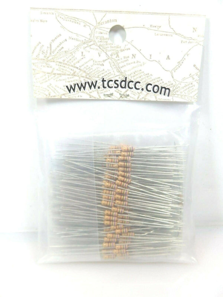 Train Control Systems TCS 1073 1/4 Watt 750 Ohm Resistor Pack of 200 image 1