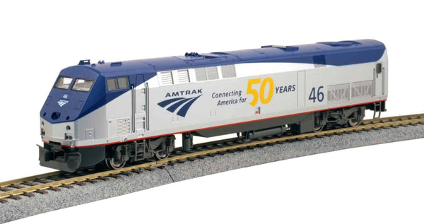 Kato 37-6112 HO Scale Amtrak 50th Anniversary Logo GE P42 Diesel Locomotive #46 image 0