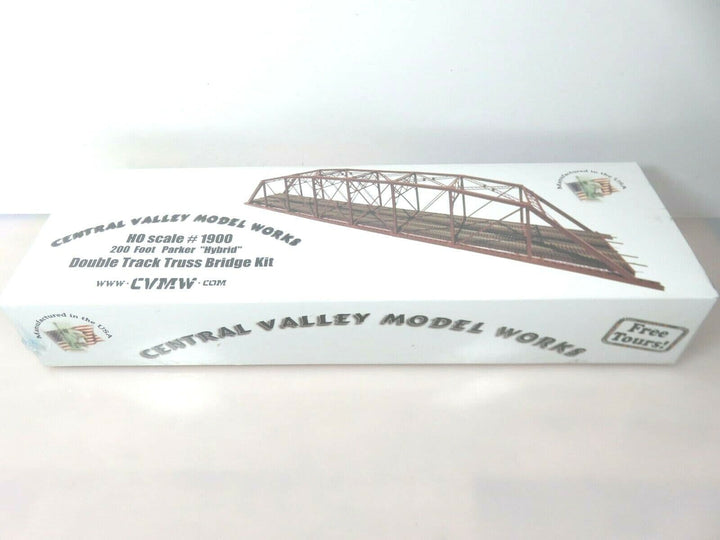 Central Valley Model Works 1900 HO 200' Double Track Parker Truss Bridge Kit NIB image 5