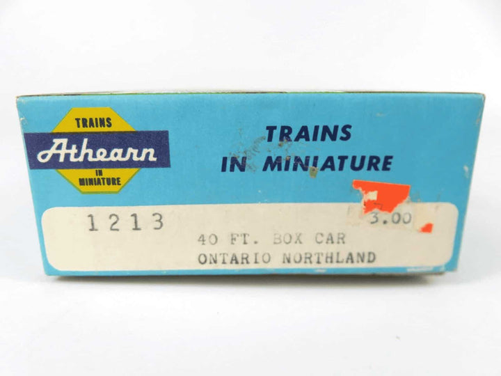 Athearn Blue Box #1213 40' Boxcar Ontario Northland #90075 Unassembled Kit NOS image 1