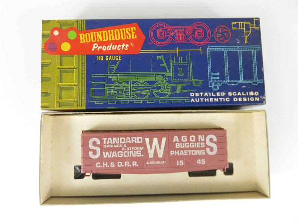 Roundhouse 3021 HO Scale Old Timer Billboard Box Car Standard Wagons Kit NOS image 0