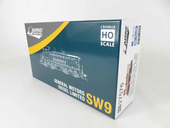 Rapido 27576 HO Scale CP Canadian Pacific EMD SW9 Locomotive #7403 DCC ...