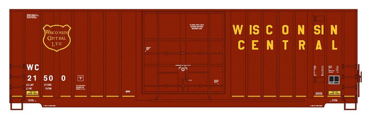 Intermountain 4130005-03 HO Wisconsin Central Gunderson 50' High Cube Boxcar NIB image 1