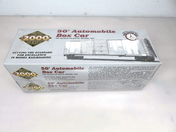 Proto 2000 HO Scale 50' Automotive Box Car UP Union Pacific Railroad 2 Pack NOS image 3