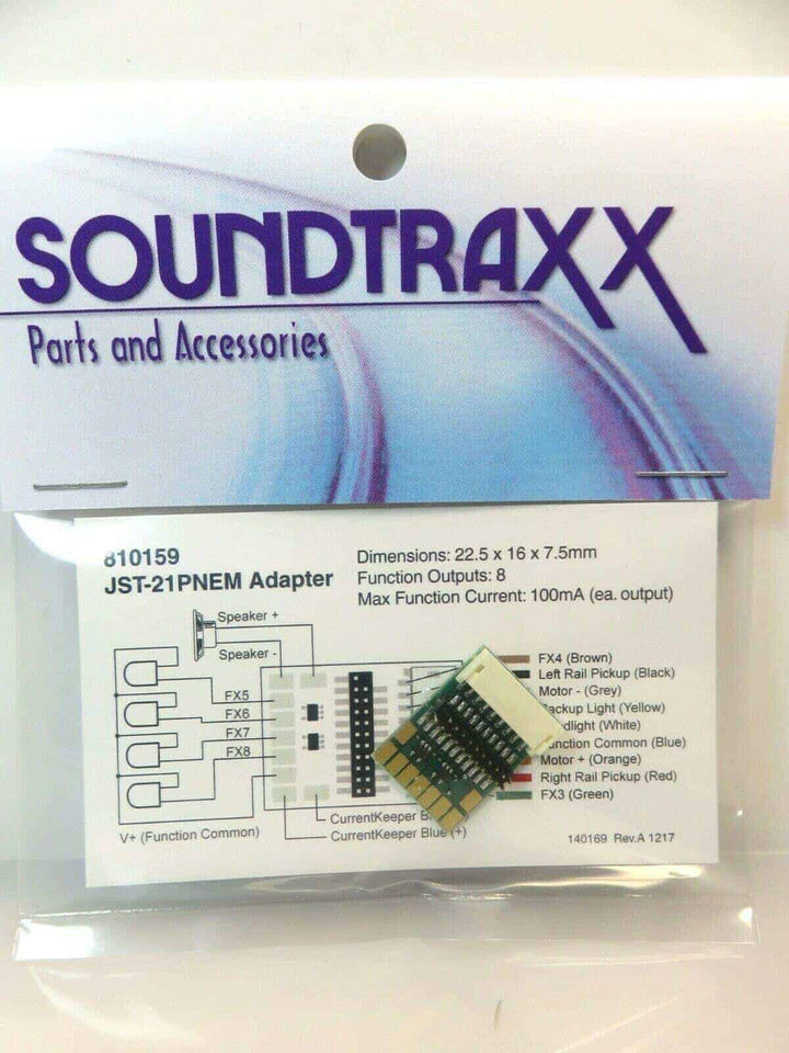 SoundTraxx 810159 Adapter Kit, JST-9P to NEM-21P image 3