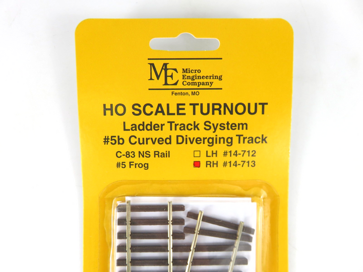 Micro Engineering Code 83 Micro Engineering HO 14-713 Code 83 Ladder Track System 5B Curved Dive ...