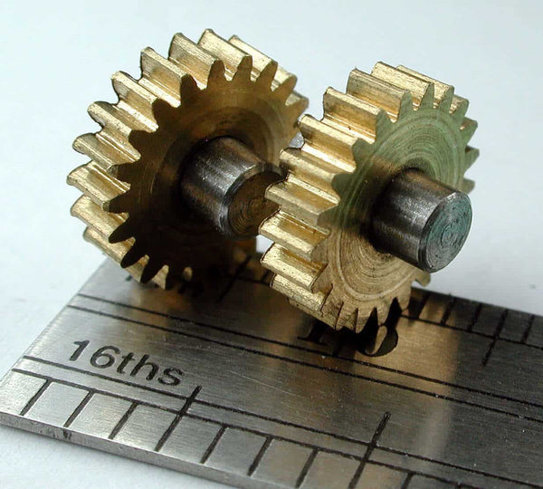 Northwest Short Line NWSL 347-6B Spur Gear Brass 2 Pack Fits Samhongsa Brass image 0