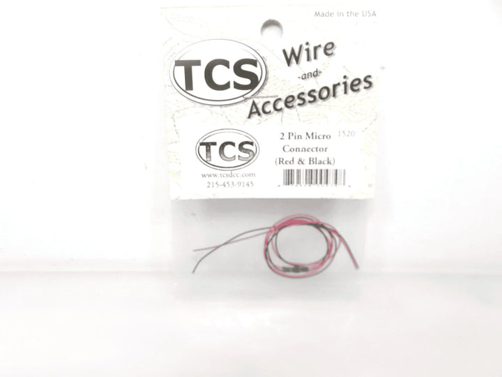 Train Control Systems TCS #1520 2-Pin Micro Connector image 1