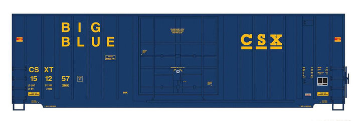 Intermountain 4130006-05 HO Scale CSX Gunderson 50' High Cube Single Door Boxcar image 1