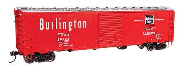 Walthers Mainline 910-46512 HO Scale 50' AAR Single Door Boxcar CB&amp;Q Burlington image 1