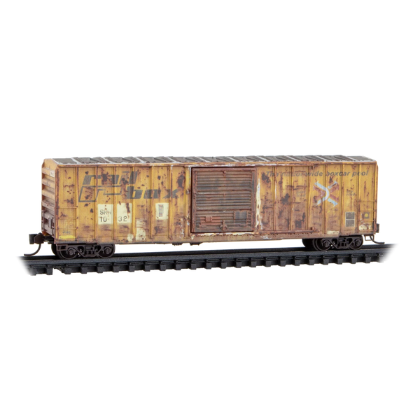 Micro Trains 02544444 N Scale 50' Rib Side Box Car SRN (Ex. Railbox) Weathered