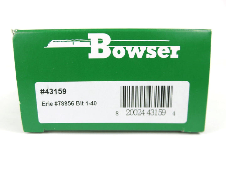 Bowser #43159 HO Scale 40' Boxcar Erie Railroad #78856 NIB image 2