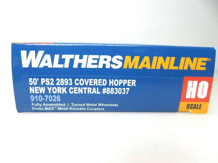 Walthers Mainline 910-7026 HO 50' PS-2 2893 3-Bay Covered Hopper NYC #883037 image 2