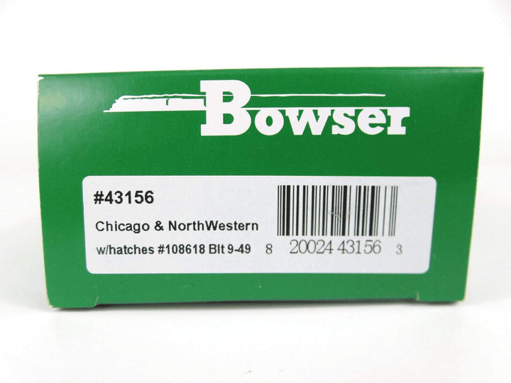 Bowser #43156 HO Scale 40' Boxcar Chicago &amp; NorthWestern w/Roof Hatches #108618 image 2