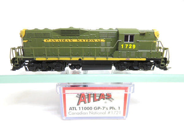 Atlas 11000 N Scale EMD GP-7 Diesel Locomotive CN Canadian National #1729