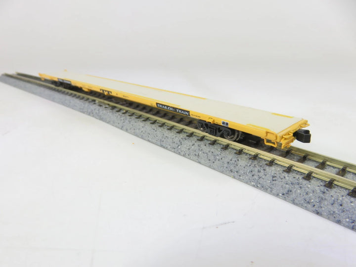 Atlas 50 004 441 N Scale ACF 89' 4" Flat Car TTCX Trailer Train #97608 ...
