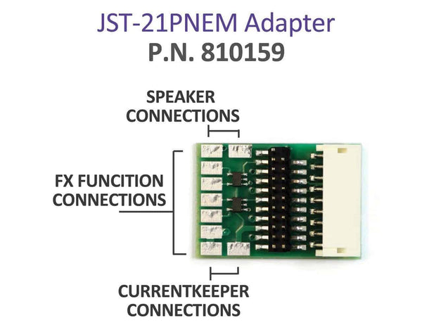 SoundTraxx 810159 Adapter Kit, JST-9P to NEM-21P image 0