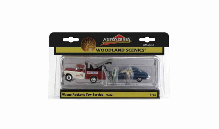 Woodland Scenics AutoScenes AS5524 HO Scale Wayne Recker's Tow Service NIB image 1