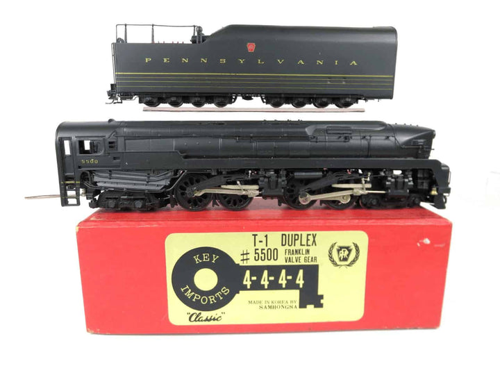 Key Imports Brass HO Pennsylvania 4-4-4-4 T-1 Duplex Locomotive Franklin Gear image 1