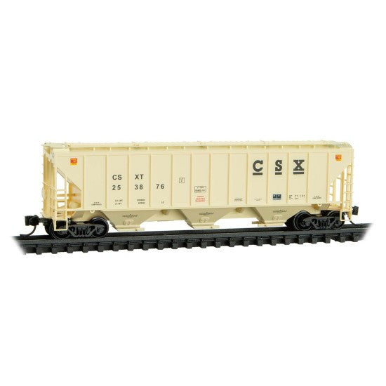 Micro Trains 096 00 230 N Scale CSX 3-Bay Covered Hopper #253876