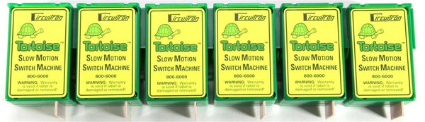Circuitron #800-6006 6 Pack Tortoise Switch Machine Slow Motion NIB Value Pack