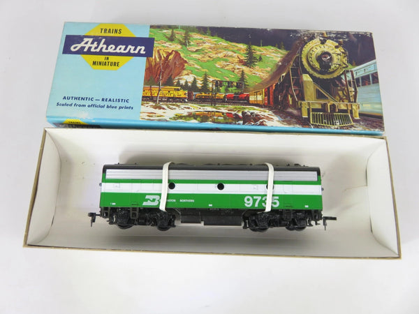 Vintage Athearn Blue Box 3012 HO Burlington Northern EMD F7B Locomotive Dummy