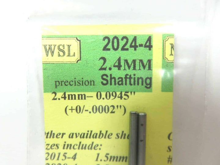Northwest Short Line 2024-4 NWSL 2.4mm Shafting (2) 6 inch Pieces Ho Locomotives image 3