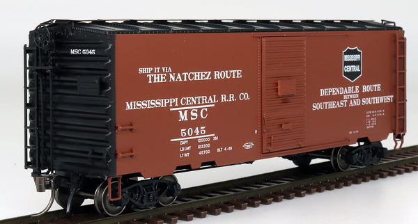 Intermountain 45425-03 HO 40' PS-1 Boxcar Mississippi Central The Natchez Route