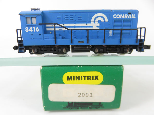 Minitrix 2001 N Scale Fairbanks Morse Conrail H12-44 Diesel Locomotive #8416