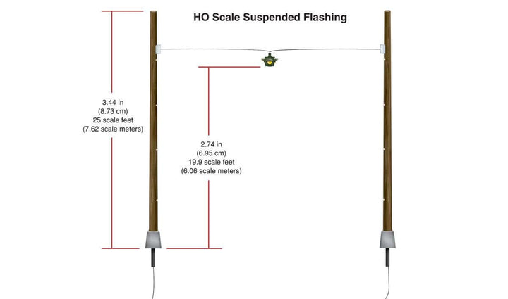 Woodland Scenics JP5652 HO Scale Just Plug Lighting Suspended Flashing Lights image 3