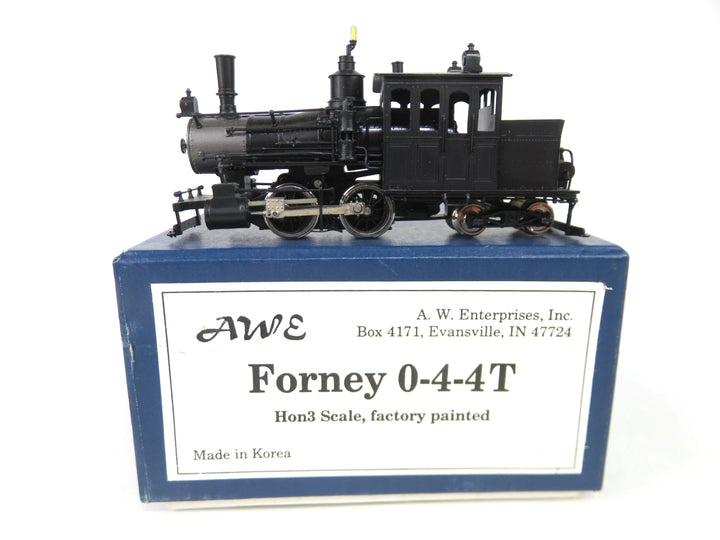 Forney Train AW Enterprises Inc. Brass HOn3 Forney 0-4-4T Steam Locomotive Factory ...